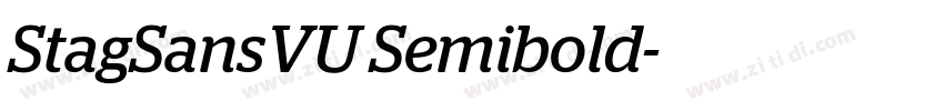 StagSansVU Semibold字体转换 StagSansVU Semibold字体转换